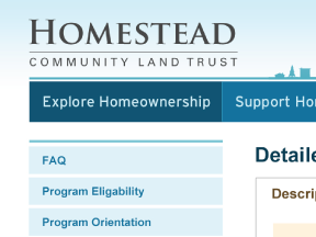 thumbnail of homestead land trust webdesign