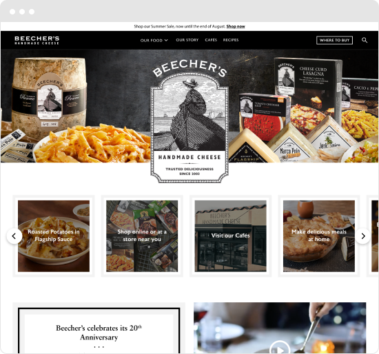 webdesign for landing page of fitcode website