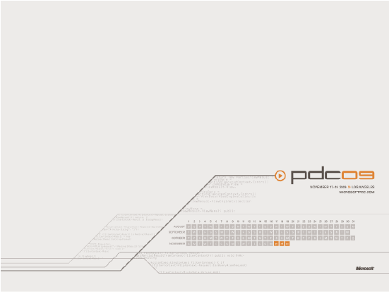 PDC 2009 Conference logo